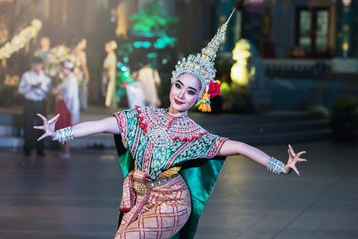 Traditional Thai Dancer in the Theater